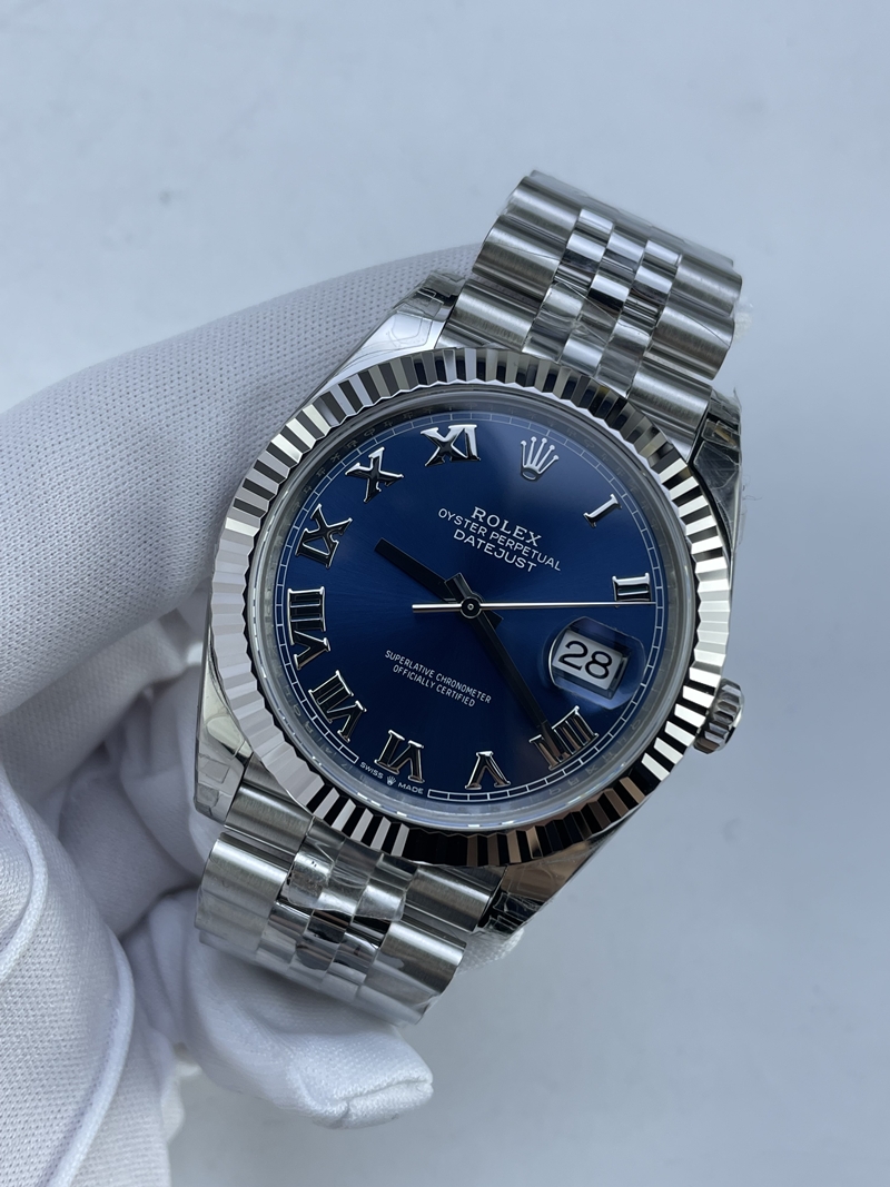 (준비완료/특급배송)NO.3774/ VS공장 롤렉스 DateJust 41 126334 904L SS VSF 1:1 Best Edition Blue Roman Dial on Jubilee Bracelet VS3235
