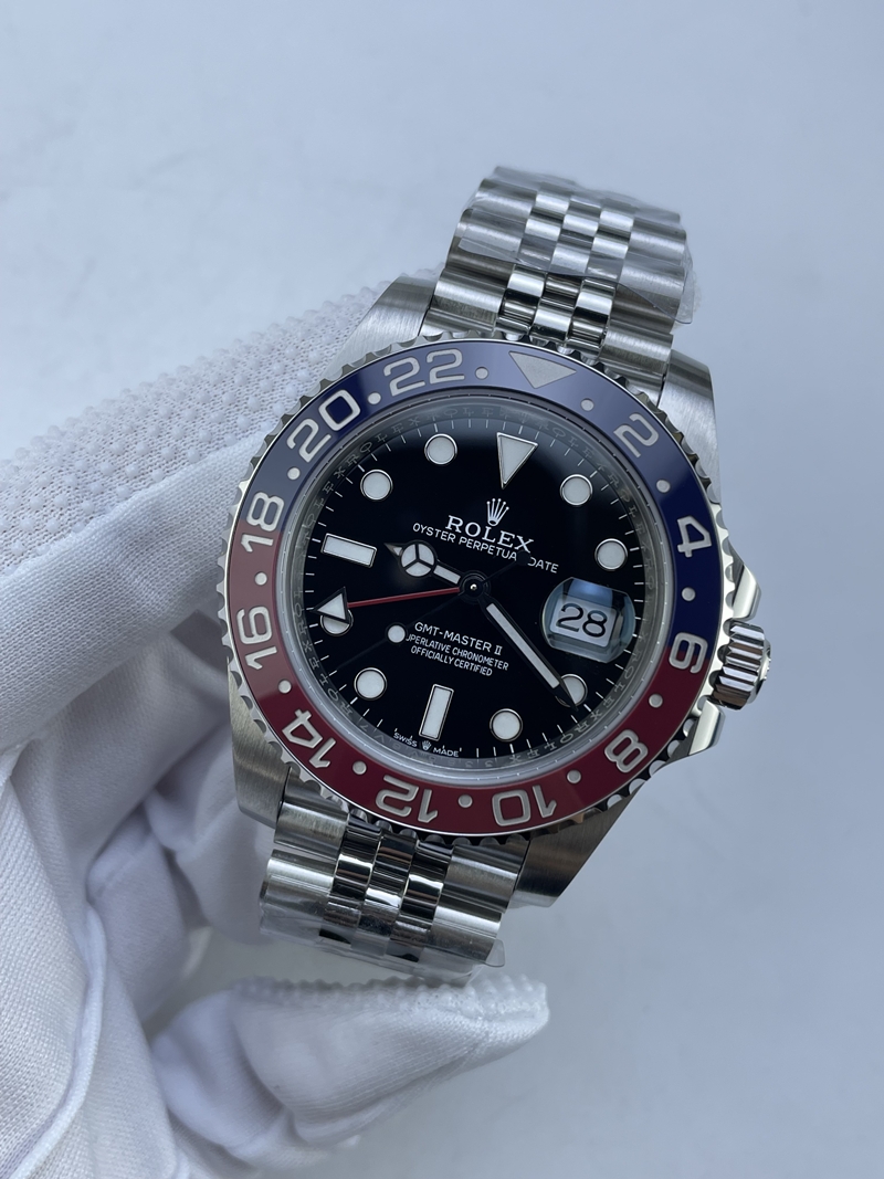 (준비완료/특급배송)NO.3783/QP공장 롤렉스 로렉스 GMT마스터2 펩시 쥬빌레 GMT-Master II 126720 BLRO