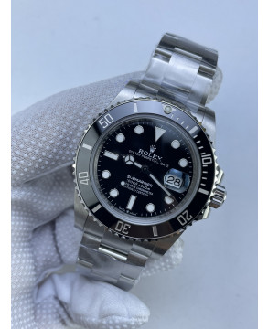 (준비완료/특급배송)NO.3802/QP공장 롤렉스 서브마리너 신형 41mm 블랙다이얼 블랙세라믹 인서트 최신형