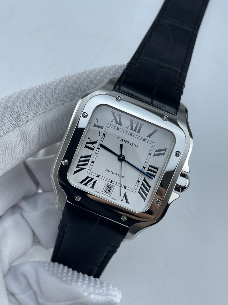 (준비완료/특급배송)NO.4333/산토스 정품다이얼 스왑 리얼 악어 스트랩